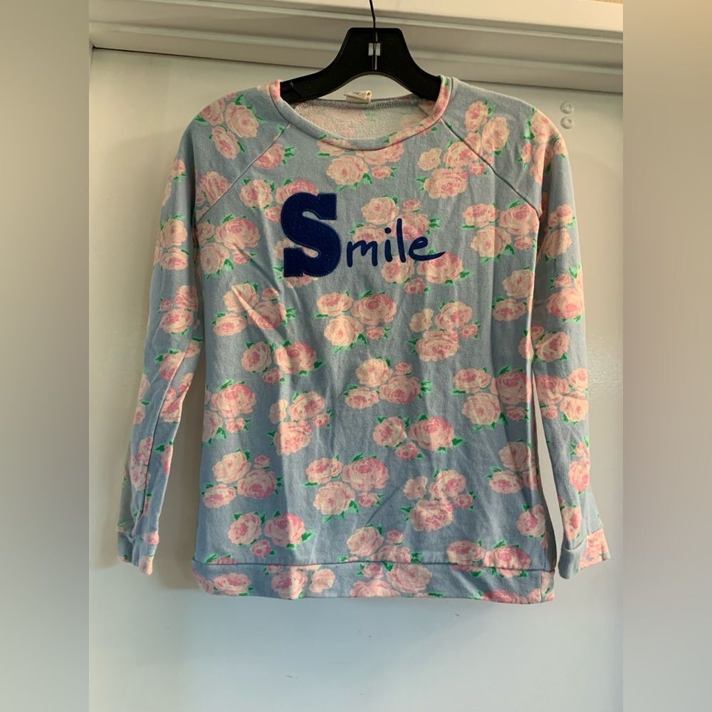 Tucker + Tate Floral Smile Long Sleeve Size 8
